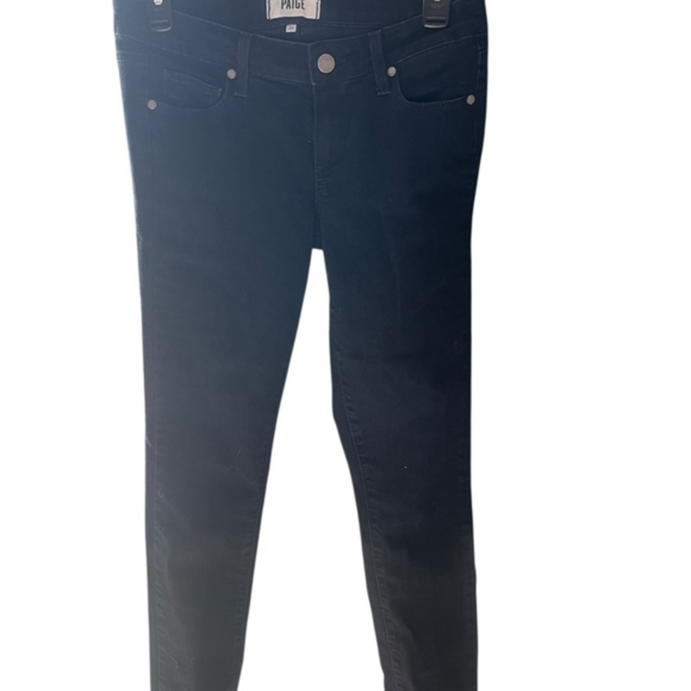 PAIGE Hoxton High-Rise Ankle Skinny Stretch Denim Jeans Indy Wash Sz 26
